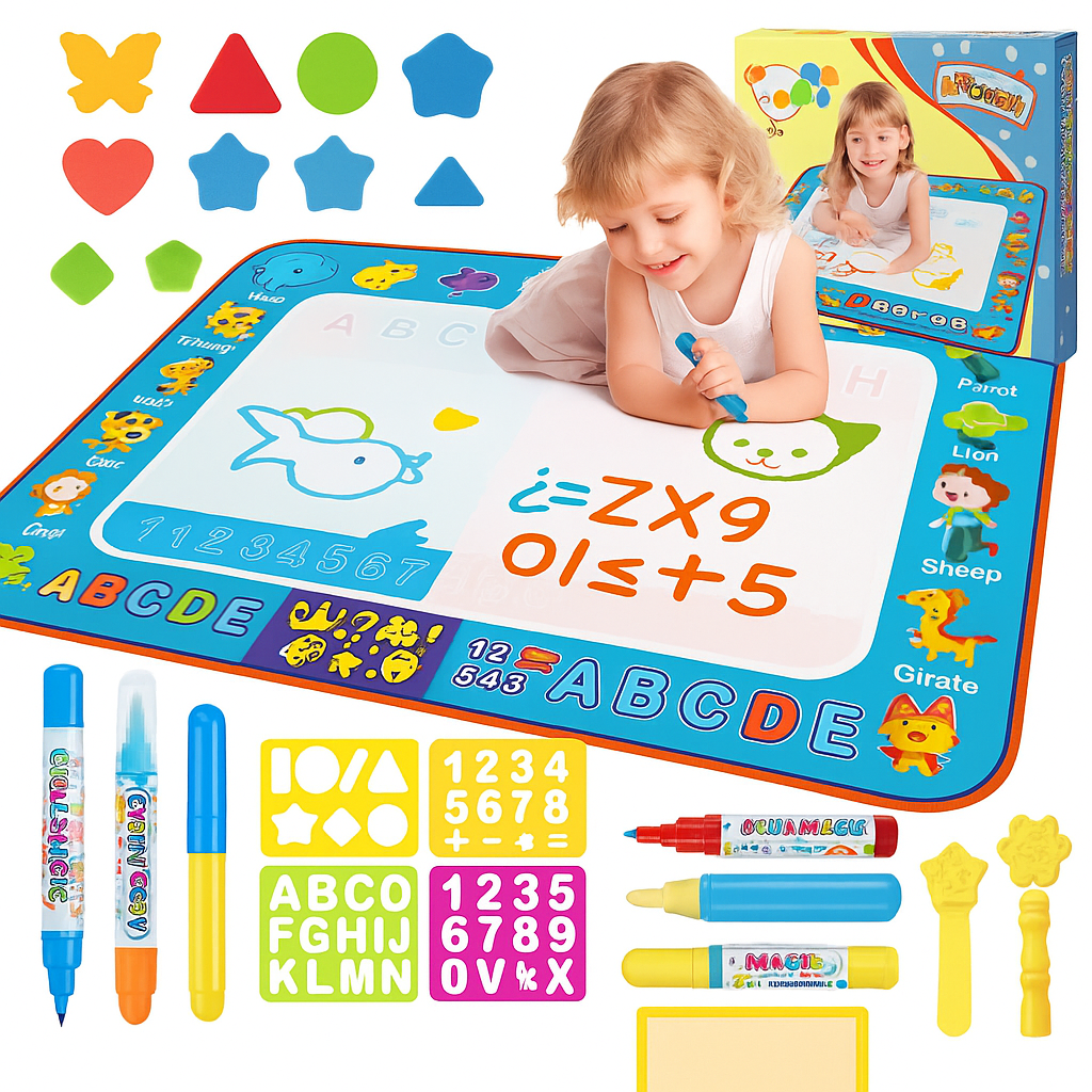 Tapis Dessin Magique - Réutilisable