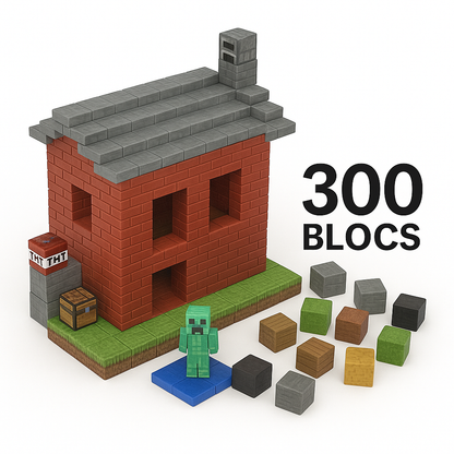 Minecraft bloc– Jeu de Construction Magnétique Éducatif