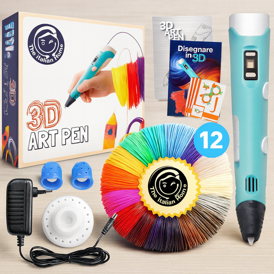 Kit de démarrage Stylo 3D – 12 filaments de couleur