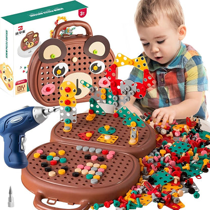 Kit de Bricolage 3D - Boîte à Outils Montessori Magique