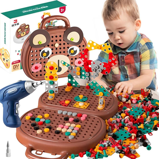 Kit de Bricolage 3D - Boîte à Outils Montessori Magique